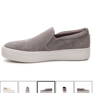 Steve Madden Grey slip-ons